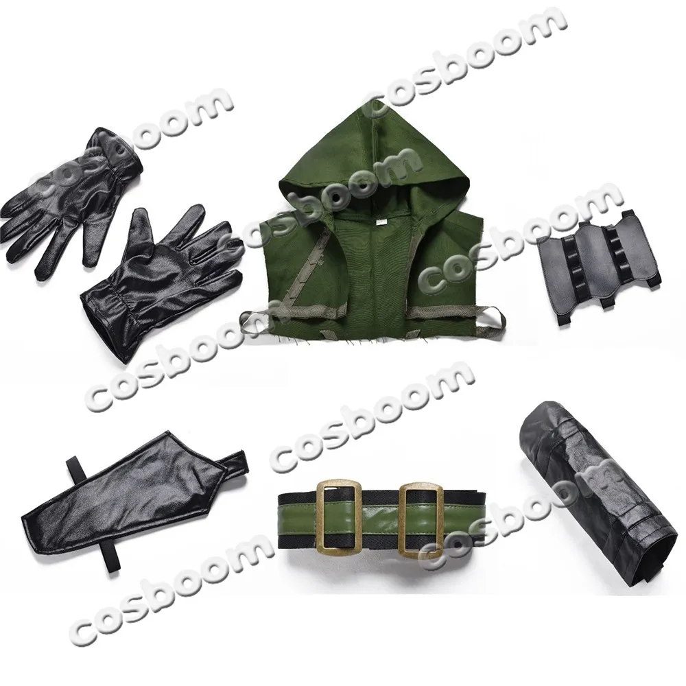 COSBOOM Arrow Сезон 1 Оливер Квин костюм с капюшоном Мужская Зеленая Стрела супергероя