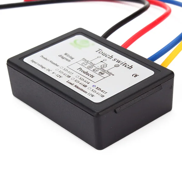 6-12V XD-615 ВКЛ/ВЫКЛ сенсорный переключатель для Светодиодный светильник DIY аксессуары