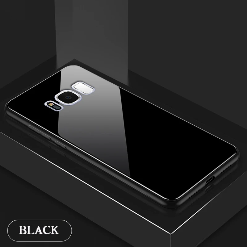 YonLinTan чехол для Samsung galaxy S8 Plus S8Plus S 8 Жесткий 3d на 360 Защитный из закаленного стекла