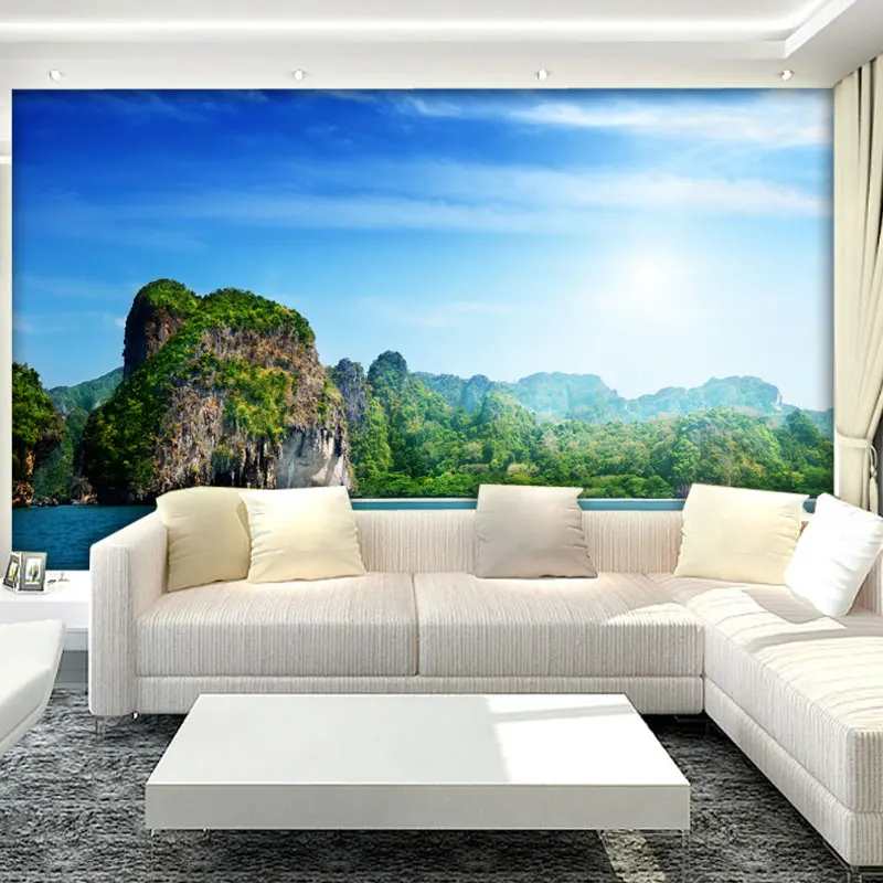 

Custom Mural Nature Scenery Photo Wallpaper Living Room 3D Wallpaper Landscape Home Decor Wall Paper