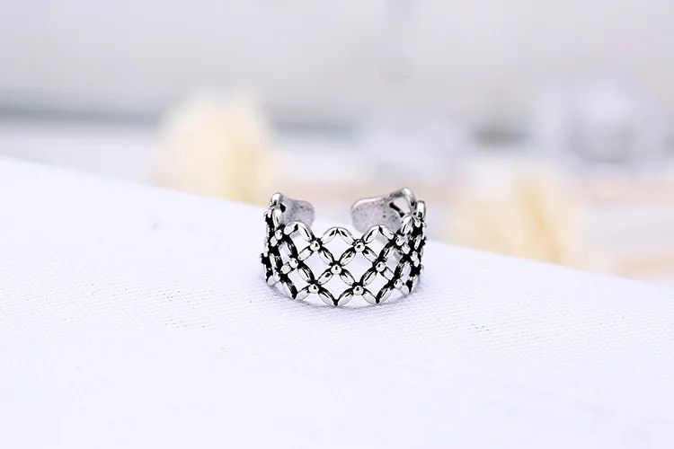 Женское кольцо в стиле ретро из стерлингового серебра 925 пробы на палец подарок