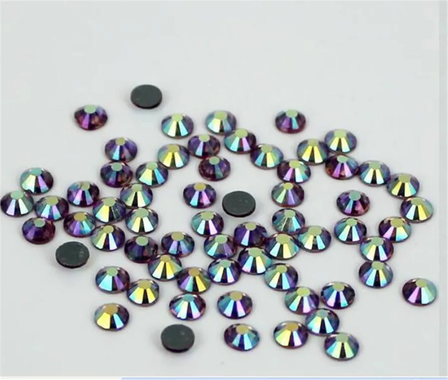 Аметист фиолетовый цвет аб кристалл DMC стразы сделай сам свободные исправление