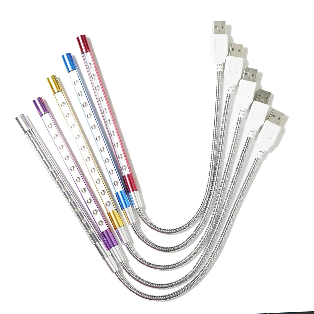 

USB-светильник для компьютера, 10 светодиодов, 1 шт.