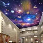 Пользовательские фото обои 3D Звезда Вселенная Галактика фрески настенная ткань детская спальня гостиная Водонепроницаемая потолочная обоев 3 D
