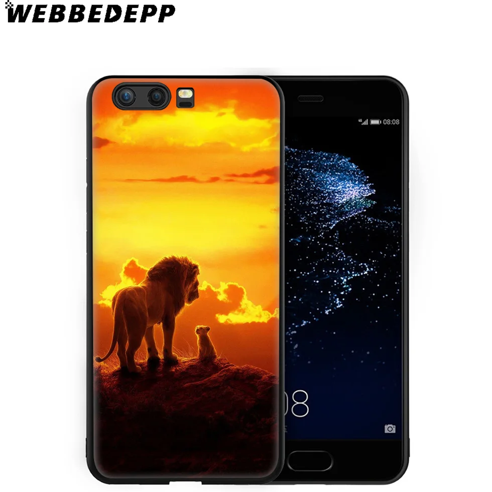 Мягкий чехол WEBBEDEPP Lion King для Huawei P8 P9 P10 P20 P30 Lite Pro P Smart Z Plus 2019 Y6 Prime 2018 2017 Mini |