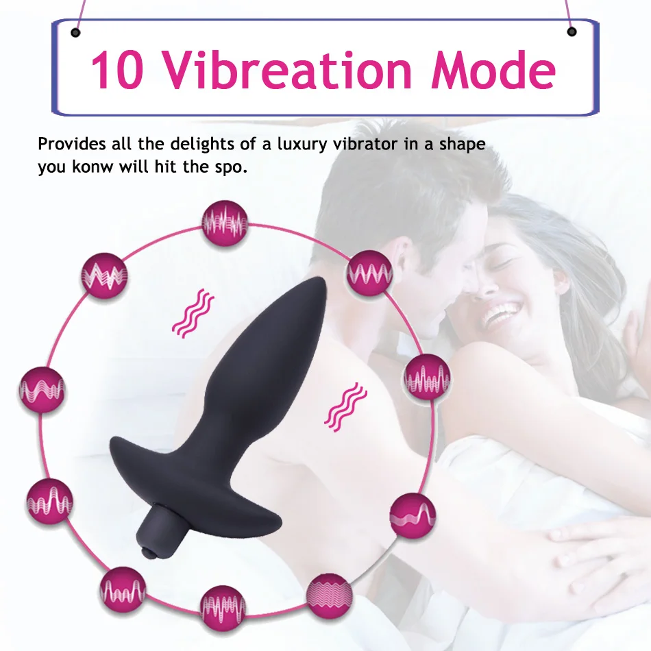 Anal Plug Vibrator Sex Toys For Man Prostate Massage Male Masturbation G spot Vibrators Butt Products Erotic PY794 |