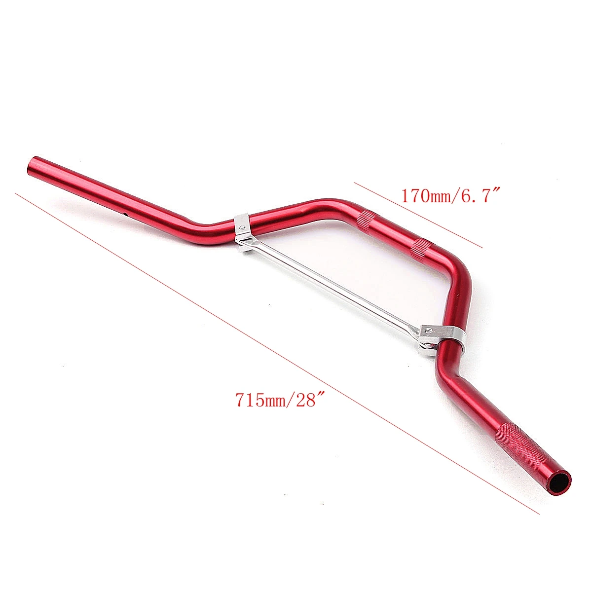 22mm 7/8'' Aluminum Motorcycle Braced Handlebar Handle Bars For Honda 50cc 70cc 110cc 125cc 140cc Dirt Pit Bike ATV Scooter |