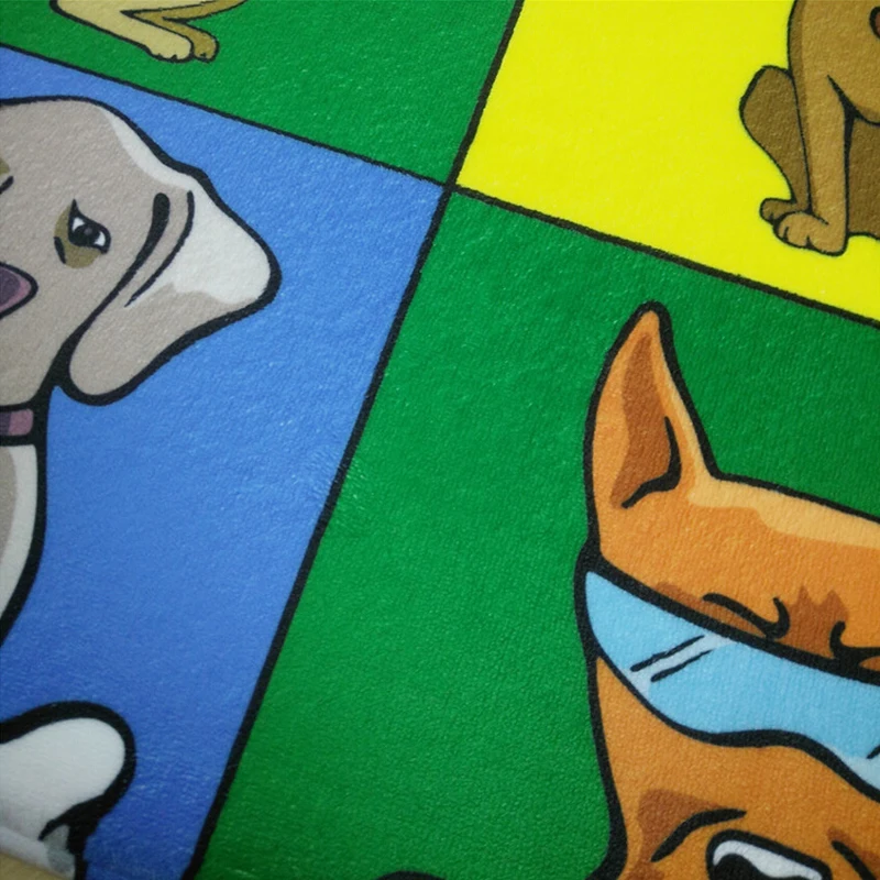 New Cartoon Animal Home Carpet Cat Dog Floor Carpets Rugs for Bedroom Bathroom Living Room Mats Kitchen Funny Entrance Mat | Дом и сад