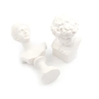 newest miniature statue white resin venus david bust sculpture furniture dollhouse pretend play toys