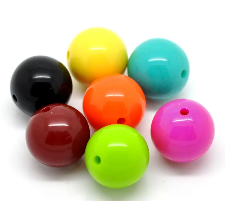 DoreenBeads акриловые шарики-разделители круглые полированные диаметром
