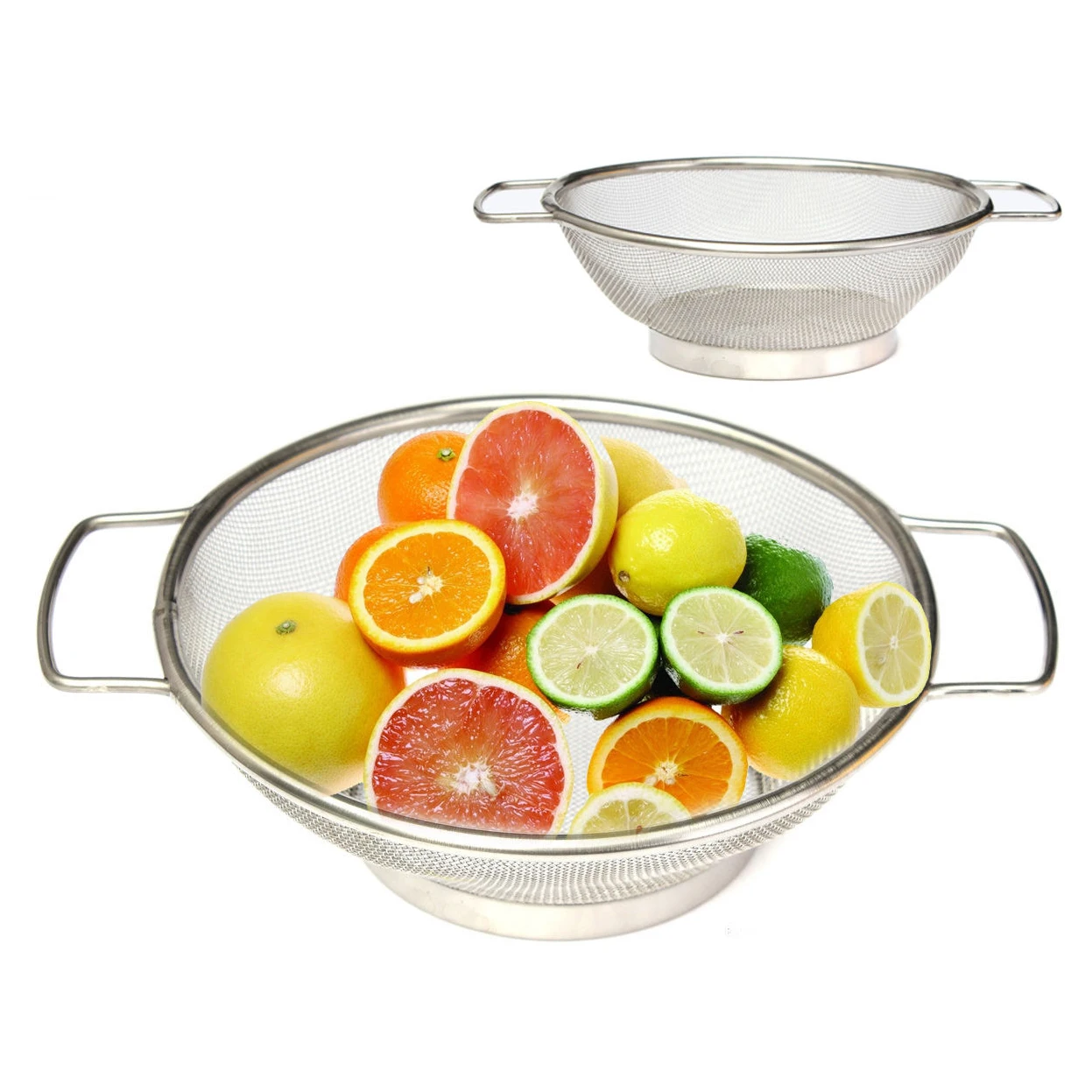 Gsfy-женщина Нержавеющая сталь высокопробная арматурная сетка, фильтр грубой очистки, чаша крылом овощей сито Дуршлаг Сито