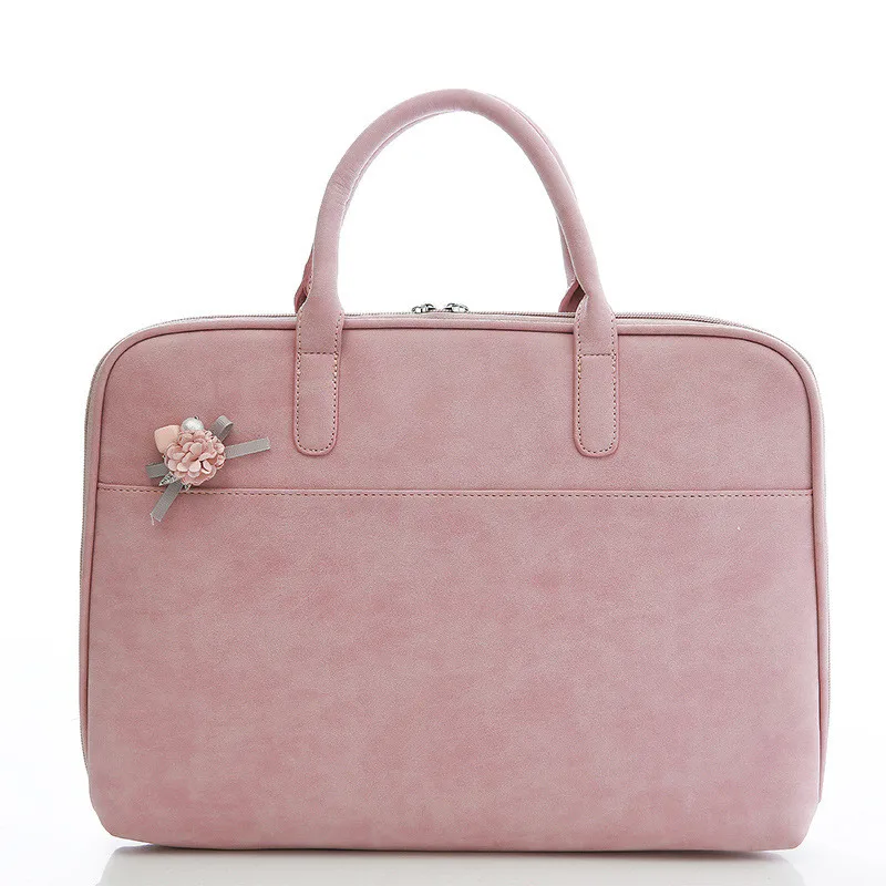Женская сумка для ноутбука 15 6 дюйма модный портфель Macbook Air Pro Lenovo Dell Asus HP