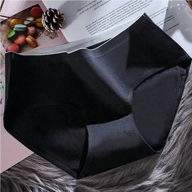 black exy, женские трусики, модные женские шорты, хлопковые трусы, женское нижнее белье, одноцветные бесшовные трусики для девушек, женские трусики, размеры - Цвет: black