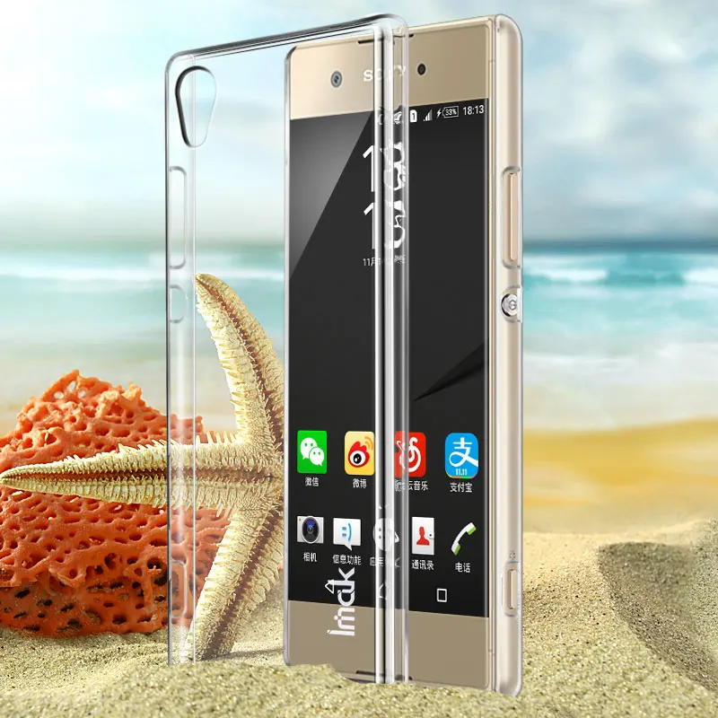 IMAK Crystal Case II Ultra Thin Clear PC Hard Cover For Sony Xperia XA1 G3121 G3123 G3125 Dual Sim G3112 G3116 Back |