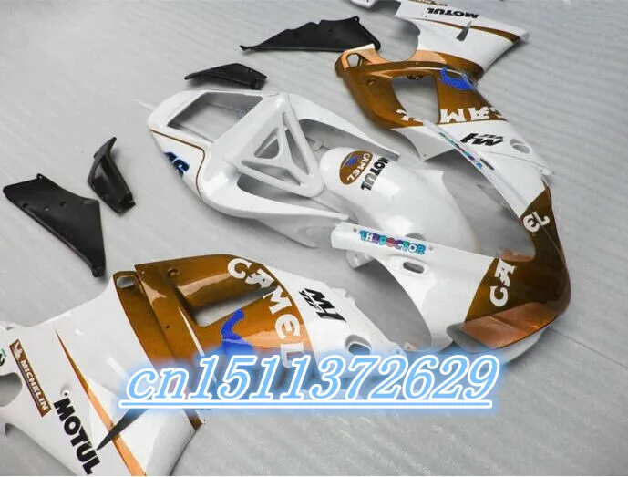 

fairings set for 1998 1999 YZF-R1 YZF R1 98 99 1998 1999 fairing kit white with gold