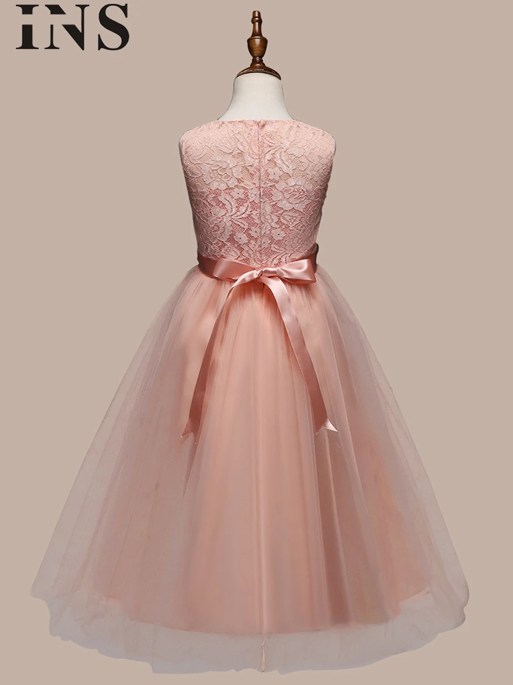 2018 new fashion Flower Kids Girl Dress Princess Formal Pageant Holiday Wedding Bridesmaid for children L1116 | Детская одежда и