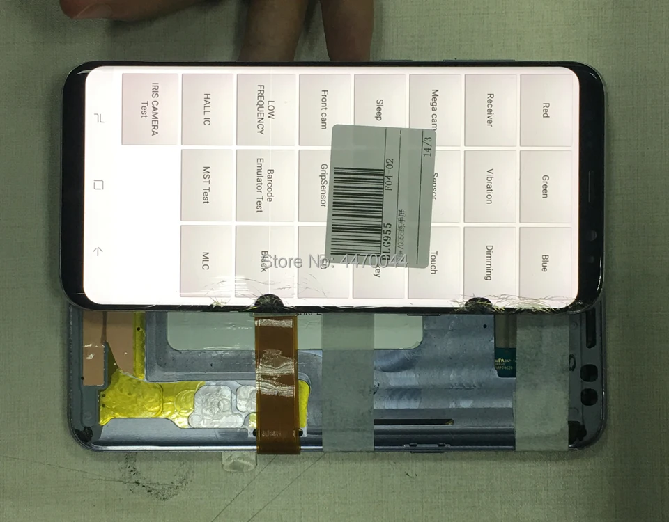 Дефектная практика ЖК-экран с рамкой используется для samsung Galaxy S8 Plus S7edge S7 edge разбитое стекло/рамка отделяющая обучение