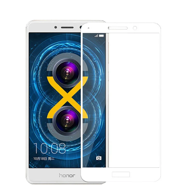 Полное покрытие из закаленного стекла для Huawei Honor 6X стекло на защитное экран