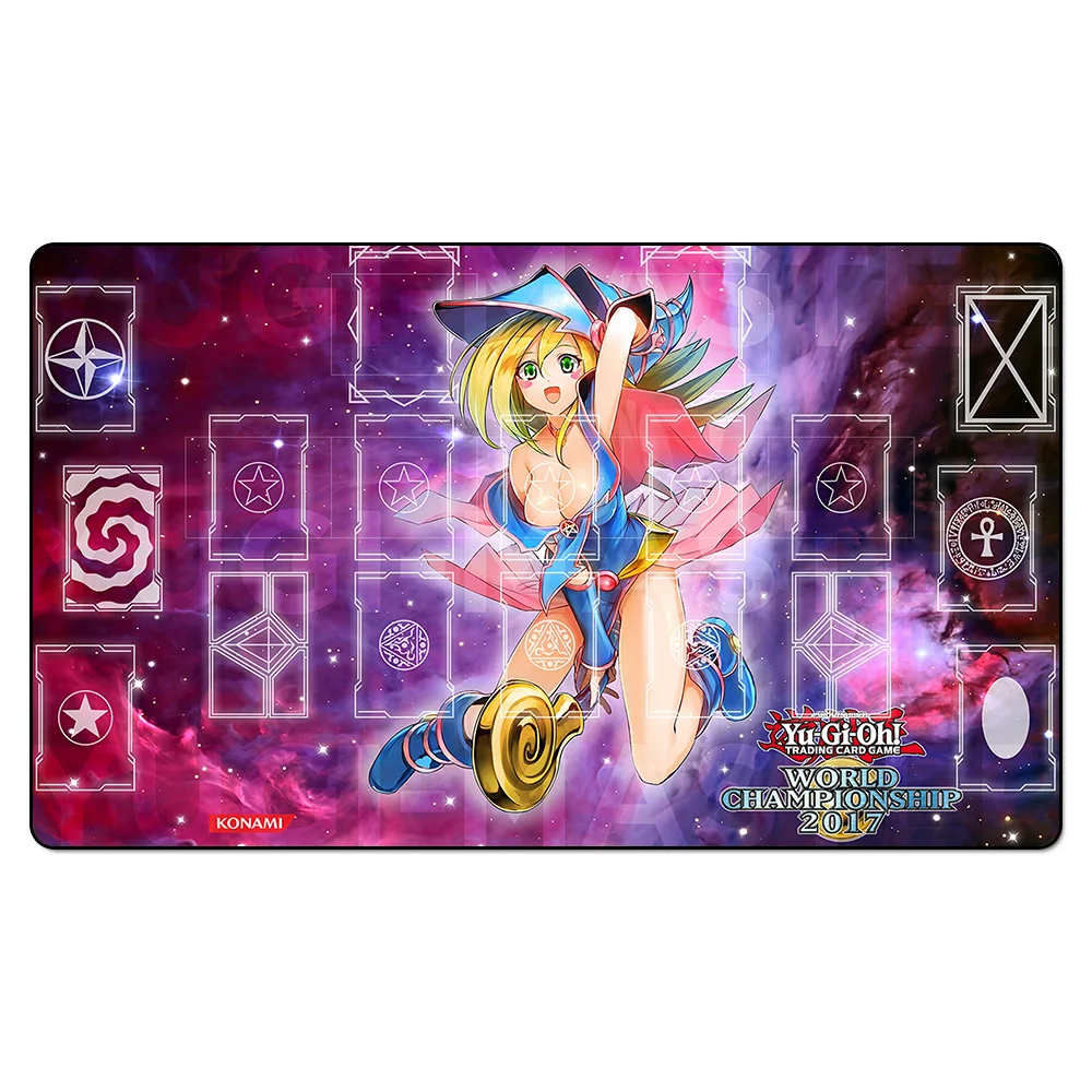 dark magician girl Темный маг Девушка Playmat) Настольные игры playmats, YGO карты игровой коврик, пользовательские игры Дизайн Playmat с бесплатным подарочным пакетом - Цвет: dark magician girl