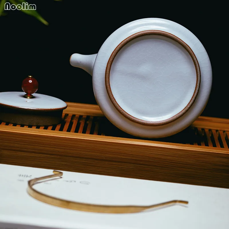 NOOLIM 200ml Jingdezhen Ceramic Pastel Hand Painted Pomegranate Gourd Tea Pot Kiln Filter Teapot Kung Fu Kettle Drinkware | Дом и сад