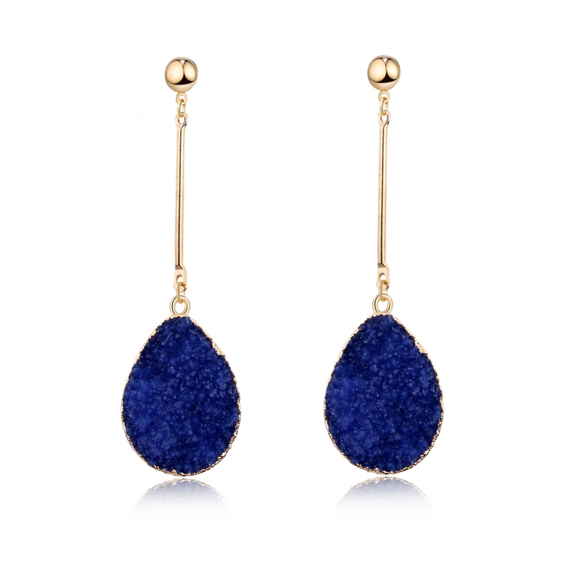 Женские полимерные серьги ручной работы 1 пара геометрические подвески E474|long drop