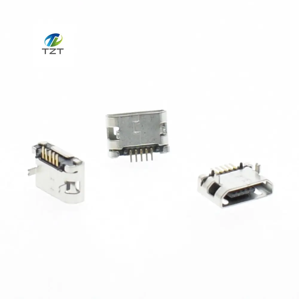 50 шт. Micro USB 5P 5 контактный разъем хвостовой для зарядки DIP|dip socket|jack micro usbjack usb |