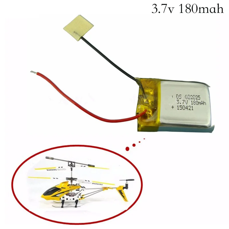 3 7 V 180 mAh Lipo батарея для Syma S107 S107G Skytech M3 m3 запасные части RC вертолет v mah | Игрушки и
