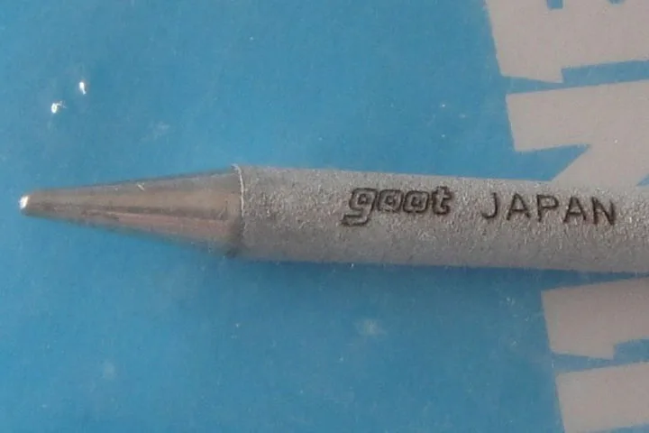 Оригинальный японский заменяемый паяльник GOOT сверхпрочный наконечник для
