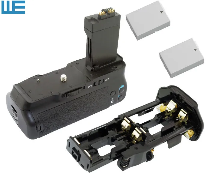 Рукоятка аккумулятора BG-E8 + 2 x Φ LPE8 для Canon LP-E8 Rebel T2i T3i T4i камер EOS 550D 600D 650D 700D Kiss X4. |