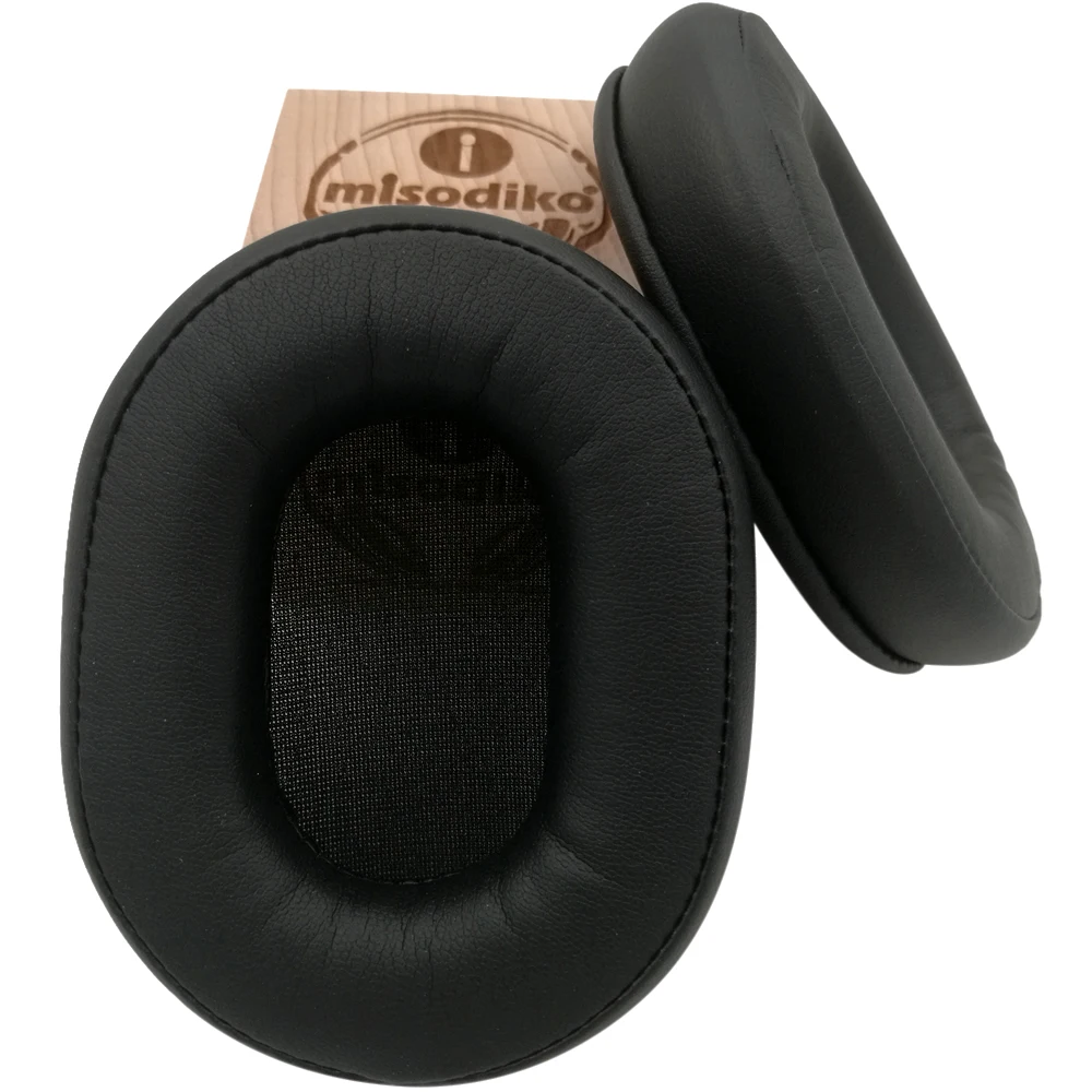 Черный Misodiko Сменные амбушюры для наушников Audio-Technica ATH-M50x ATH-M40x ATH-M30x ATH-M70x ATH-MSR7, sony MDR-7506 - Цвет: Черный