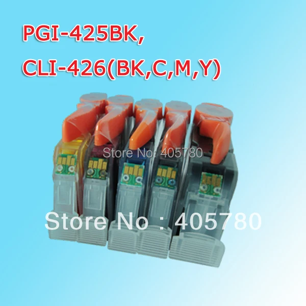3 комплекта PGI425/CLI426 (PGI 425BK/CLI 426BK/CLI 426C/CLI 426M/CLI 426Y) чернильный картридж совместимый