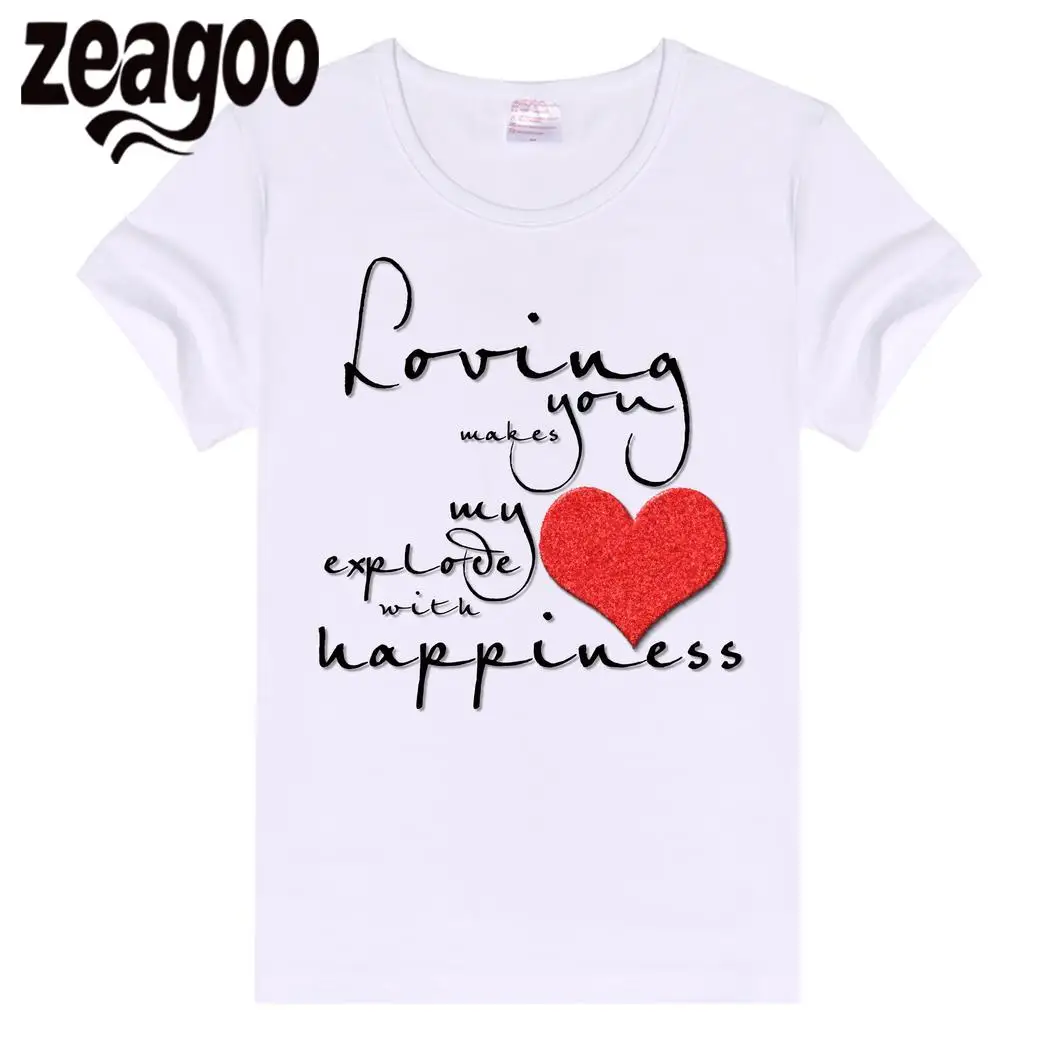 Zeagoo короткие Повседневное одноцветное Plain Crew Neck Slim Fit Мягкий Для женщин рукавами