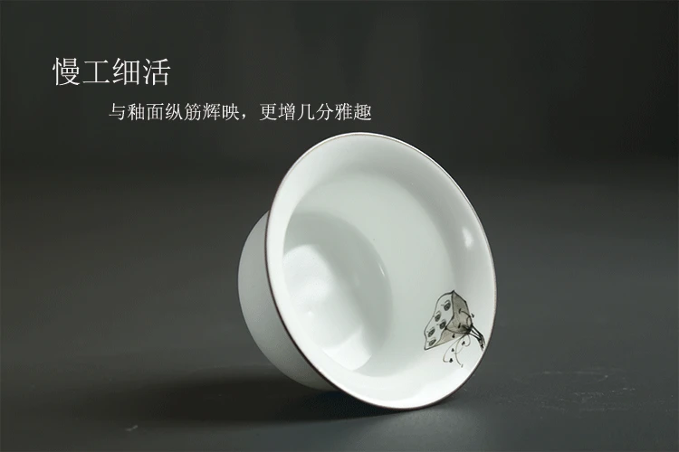 Высокое Качество ручная роспись лотоса керамический фарфор Gaiwan китайский чайный набор кунг-фу чайная посуда супница Sancai чайная чашка пуэр чайник