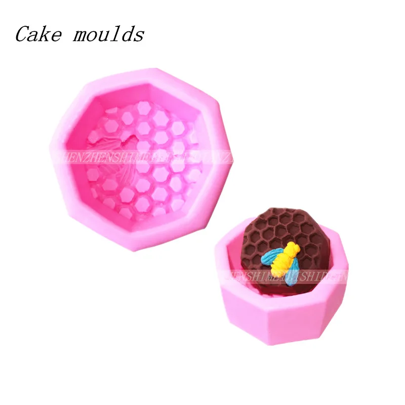

Форма для мыла в форме пчелы и сот, декоративная форма для помадки и торта, форма для шоколада