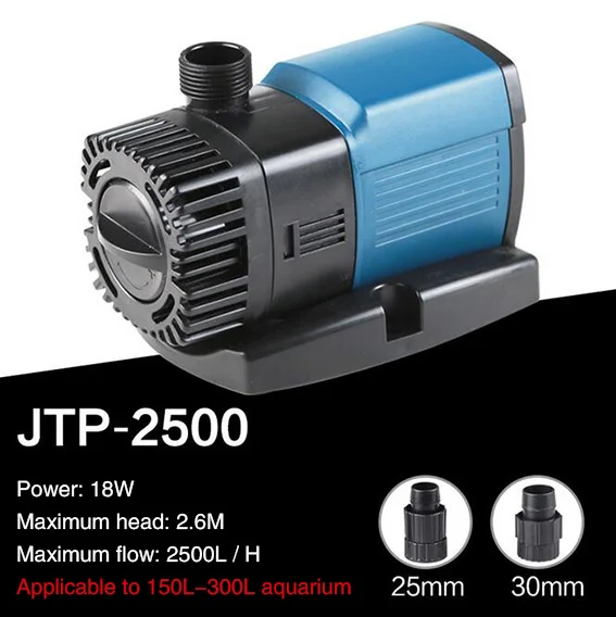 JTP 2500 18W SUNSUN аквариумный водяной насос 220 В аквариумный насос для аквариумных рыб погружной насос аквариумный насос с переменной частотой - Цвет: JTP 2500 18W