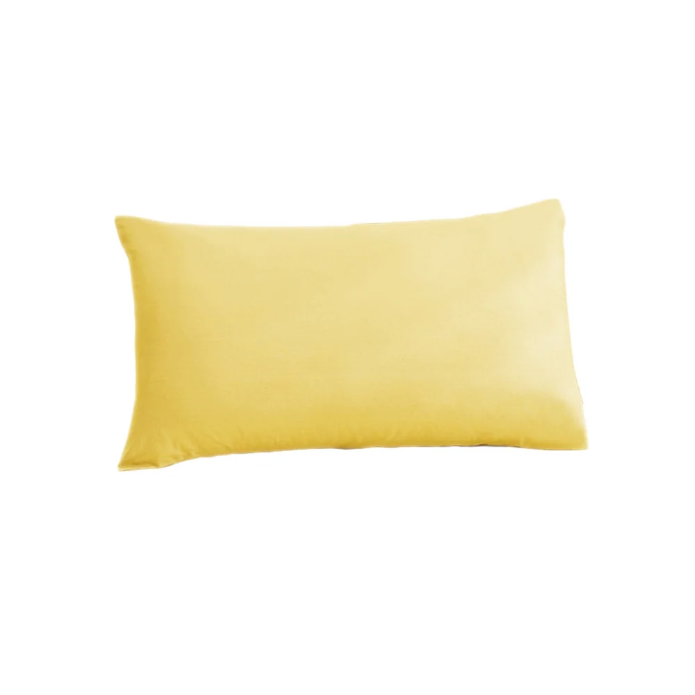 1 шт. 48*74 см хлопковая домашняя наволочка для гостиниц 8 однотонных цветов Чехол для подушки для студентов одиночные постельные принадлежности для спальни - Цвет: Золотой