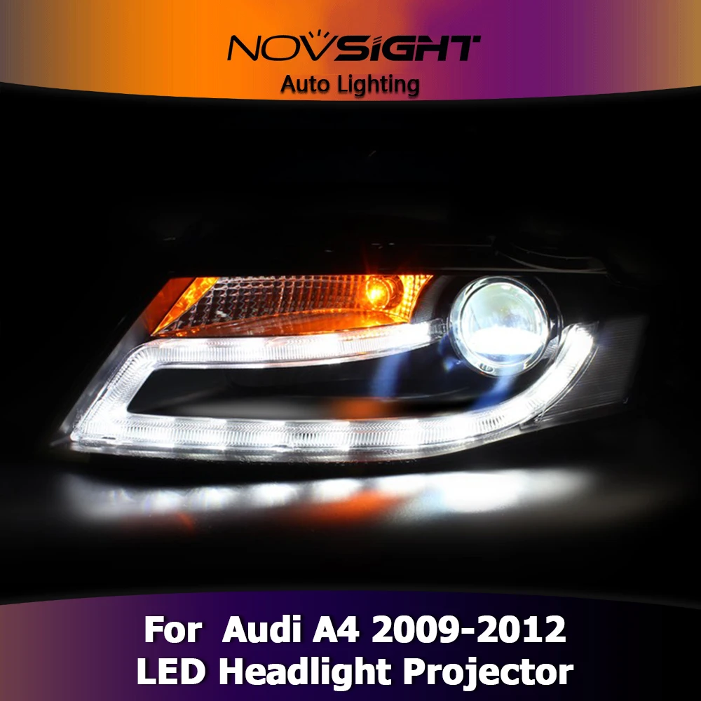 NOVSIGHT 2 шт. автомобильный Стайлинг для фар DRL свет указатель поворота лампа набор