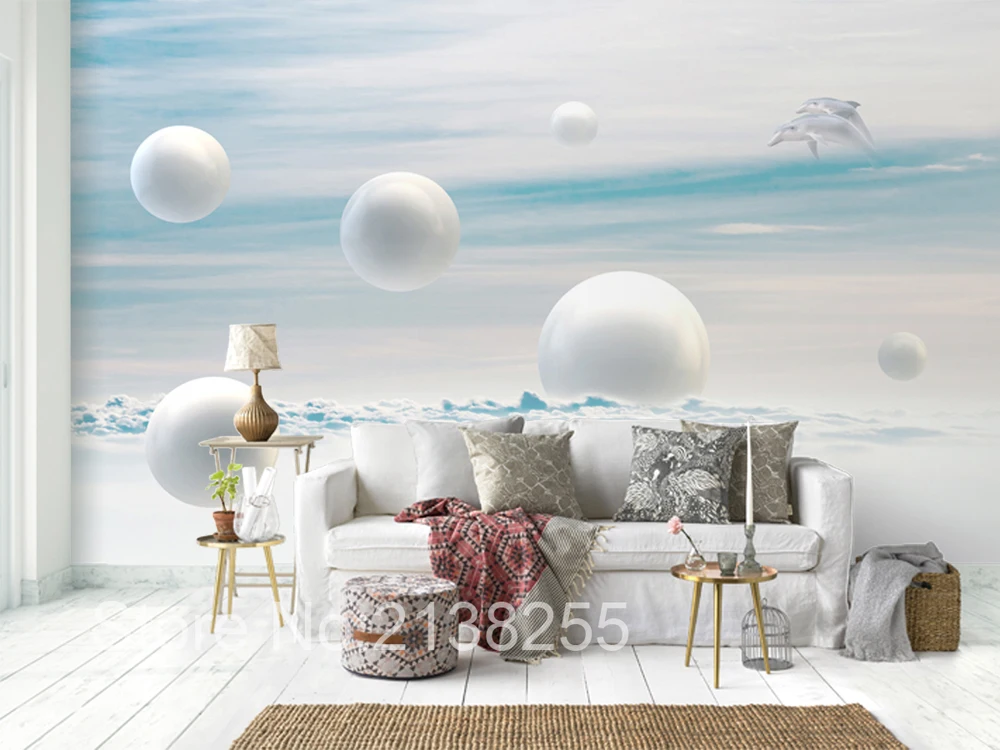 Пользовательские 3d настенные фрески обои для гостиной комнаты домашний Декор