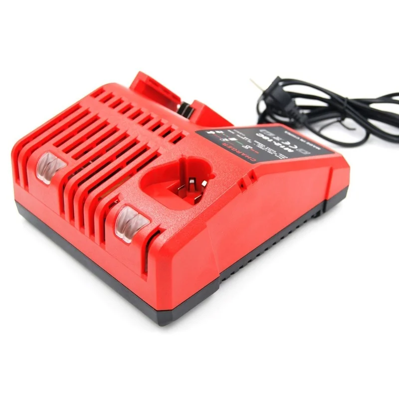 DVISI M12-18C Li-ion Battery Charger For Milwaukee 10.8V 12V 14.4V 18V C1418C 48-11-1815/1828/1840 M18 M14 M12 Lithium-ion Batt |