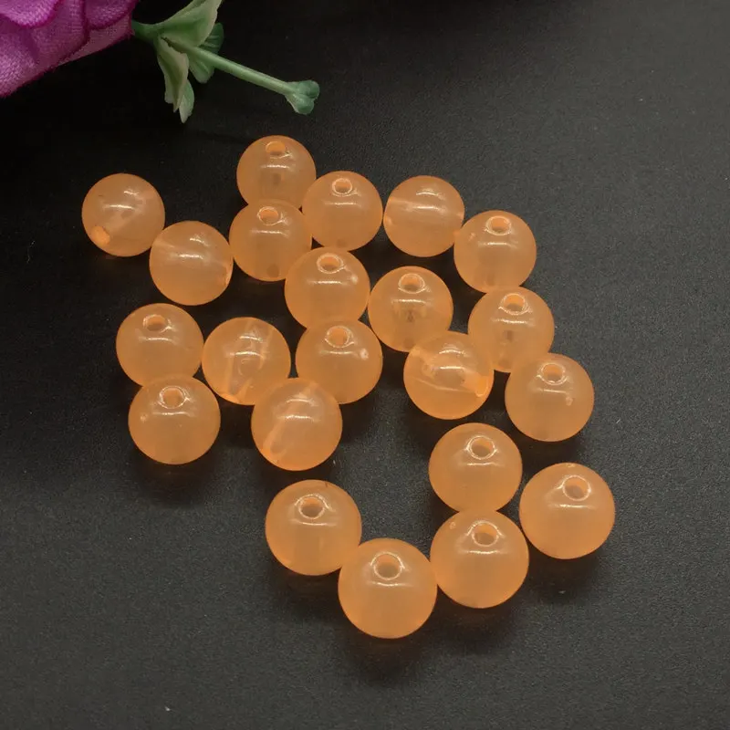 NiceBeads, 8 мм, 172 шт./лот, желе, акриловые бусины, модные, красивые, свободные, бусины для ювелирные изделия, изготовление браслетов, ожерелья - Цвет: 01