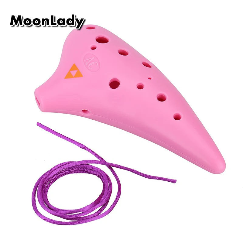 Окарина из АБС пластика 12 отверстий флейта альт с музыкальный инструмент для