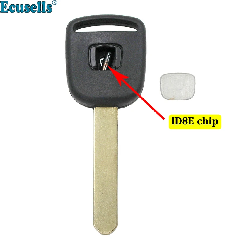 

Blank transponder key casing shell fob with ID8E 8E chip for Honda Jazz Fit S2000 with HON66 blade