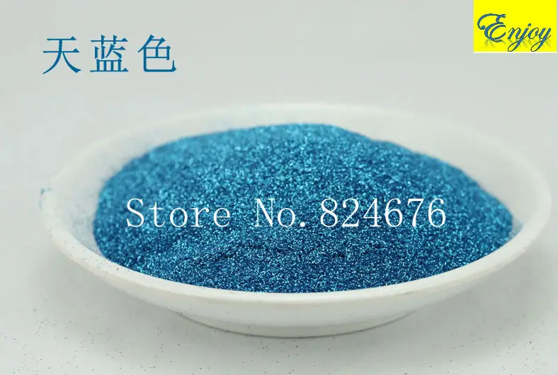 Блестящий пигментный порошок стандартной серии небесно голубого цвета