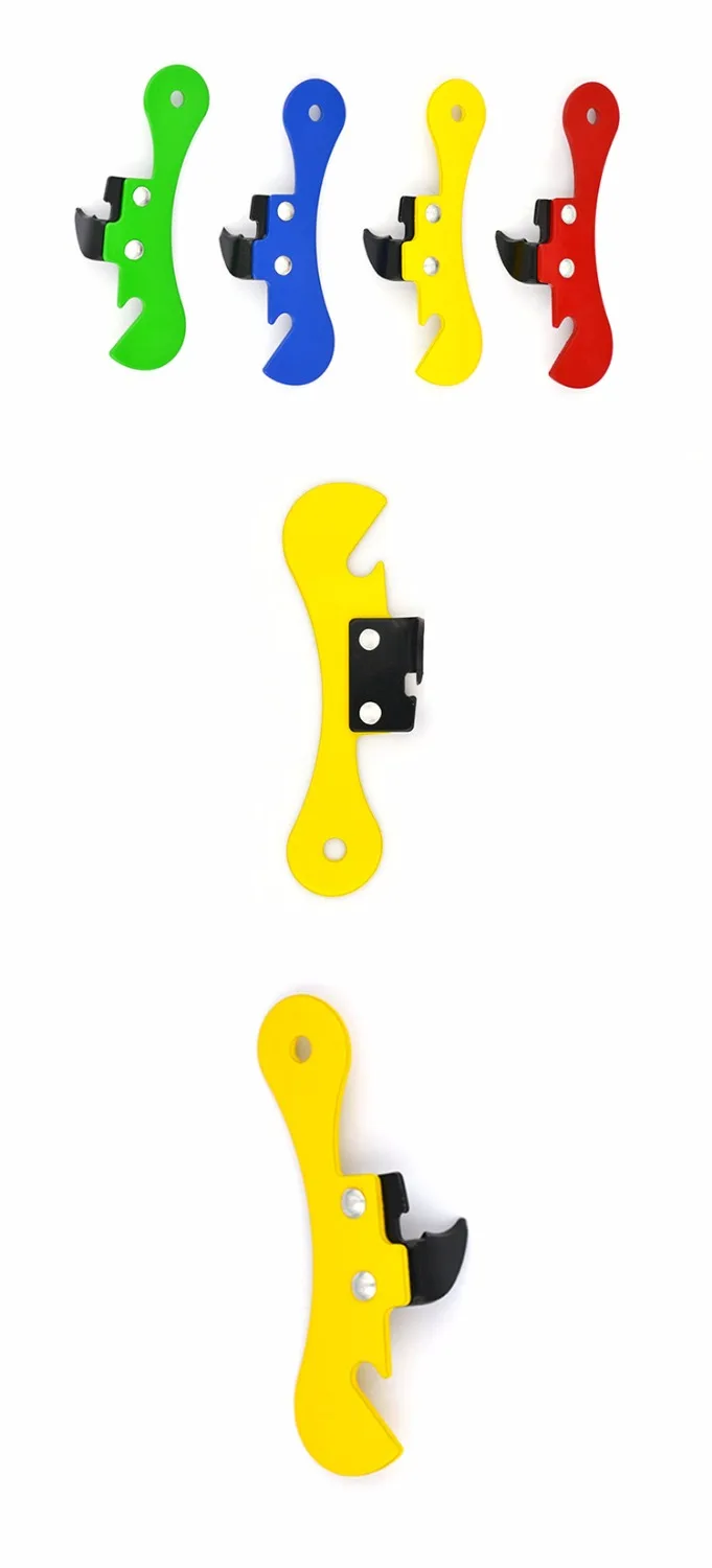 1 шт. цветной открывалка для пива портативный бутылок вина металлическая банка