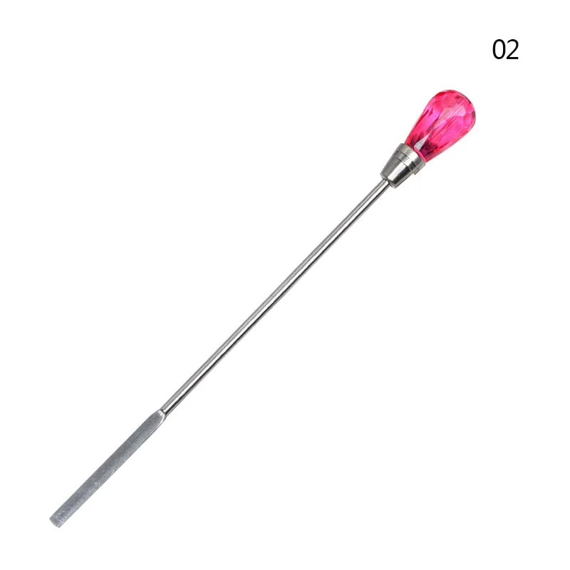 Bar Rose Red Пигмент УФ смолы DIY ремесла ювелирных изделий инструменты пудра ложка перемешивание бар пузырь иглы m99 - Цвет: Bar Rose Red
