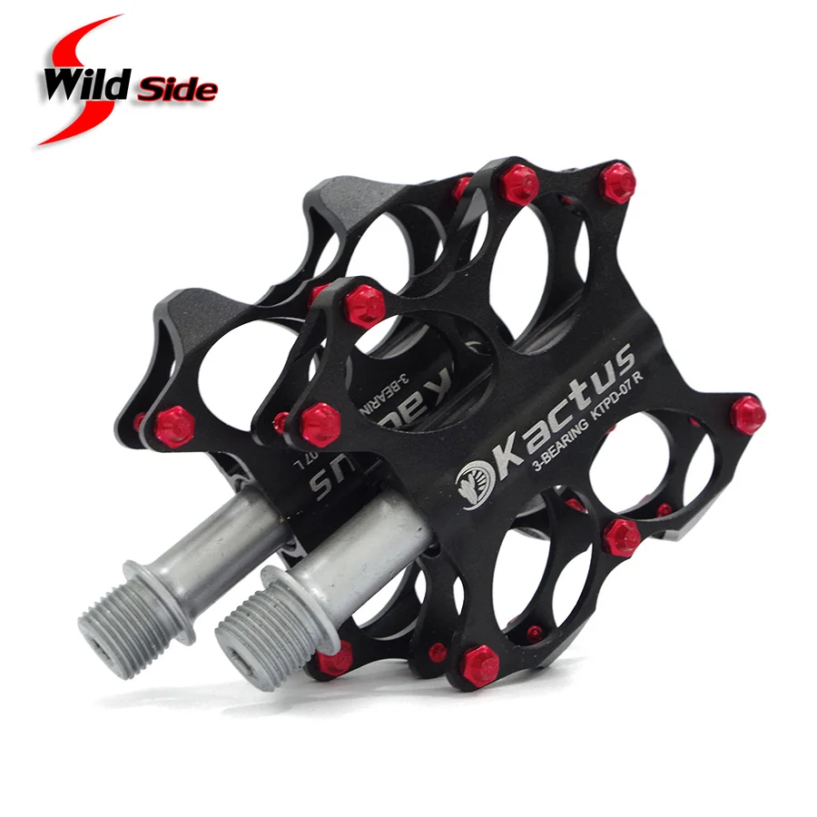 Kactus 225g Bicycle Pedals Mountain Road Aluminum Alloy Cr-mo Axis Sealed 3 Bearing CNC Pedal BMX Cycling Bike Ultralight Pedali | Спорт и