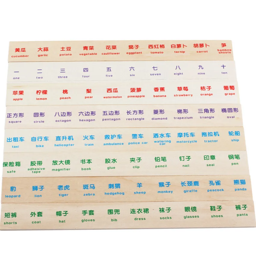 Деревянная классификационная коробка Монтессори развивающие игрушки для детей