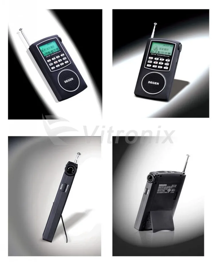 DEGEN DE1126 цифровой радио рекордер FM стерео MW SW AM 4 Гб MP3 DSP ATS