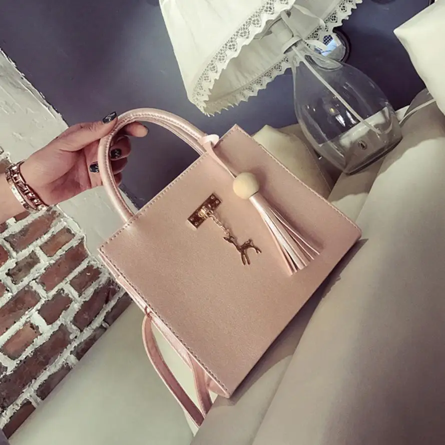 Molave сумка новый высокого качества Модные кожаные олень кисточкой Crossbody Сумочка