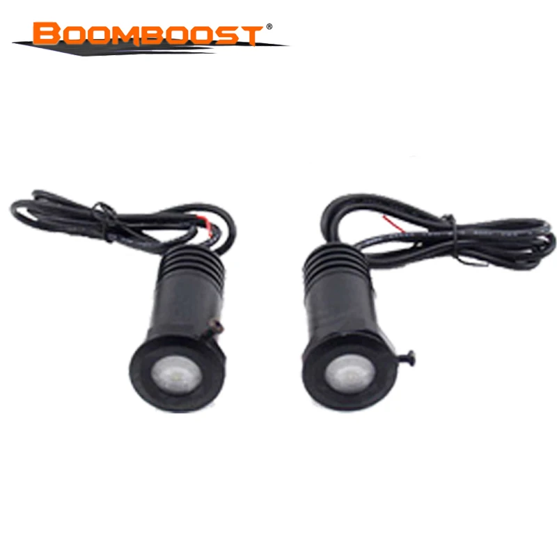 1 пара светодиодных автомобильных дверей прожекторов из алюминиевого сплава